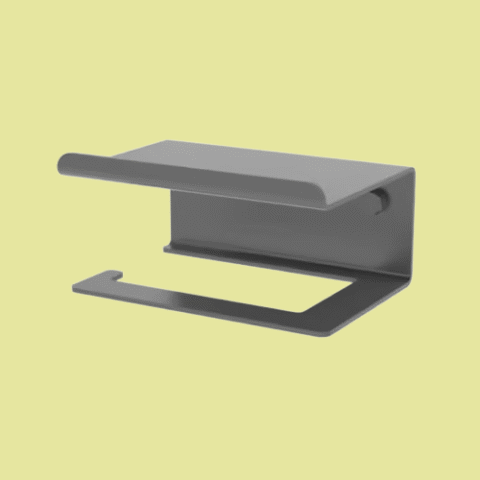 Portarrollos y soporte p/objetos grafito – FUTURE