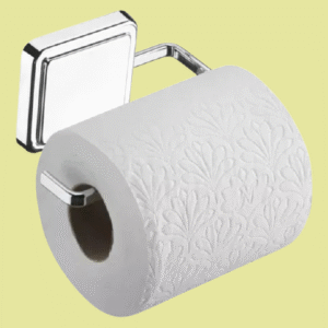 Portarollo adhesivo Cromado - FUTURE