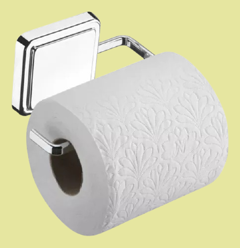 Portarollo adhesivo Cromado – FUTURE