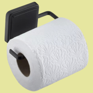 Porta rollo adhesivo negro mate - FUTURE