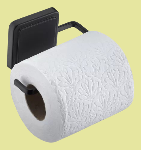 Porta rollo adhesivo negro mate – FUTURE