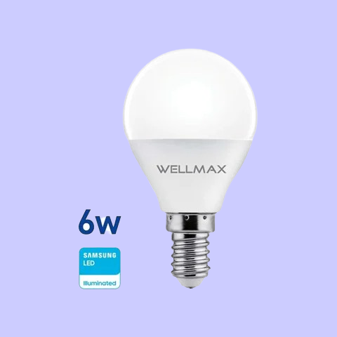 Lampara LED gota 6w fría y cálida WELLMAX