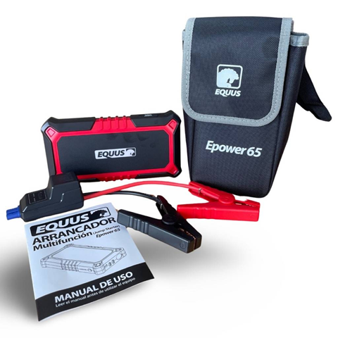 Arrancador de autos y cargador Equus