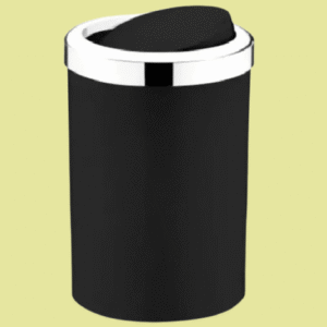 Basurero 8 litro color negro con cromo - FUTURE