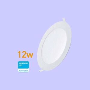 Panel LED embutir redondo 12w 17cm cálido y frio WELLMAX