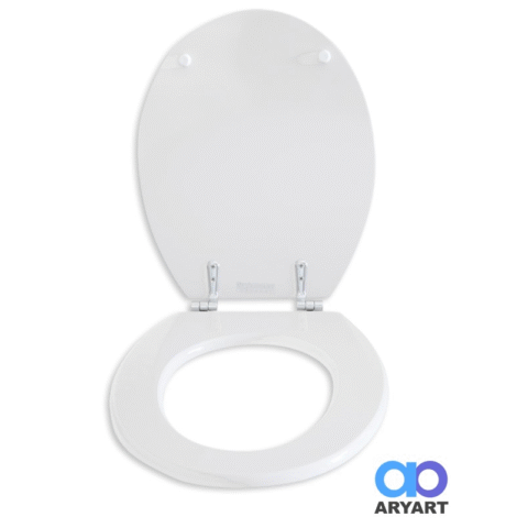 Asiento inodoro Nordico/Athenas Blanco ARYART MDF LAQUEADO