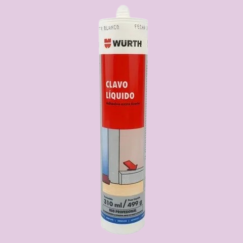 Adhesivo clavo liquido WURTH