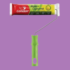 RODILLO ESPUMA AMARILLA 15 CM C/MANGO 976