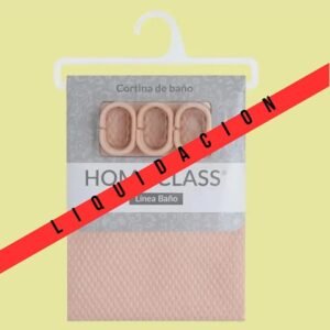 Cortina de baño Jacquard Home Class Coral