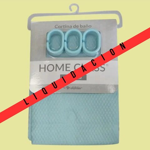 Cortina de baño Jacquard Home Class Menta