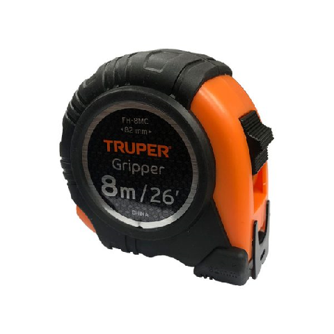 Cinta métrica c/impacto 8 mtsx 1 Truper