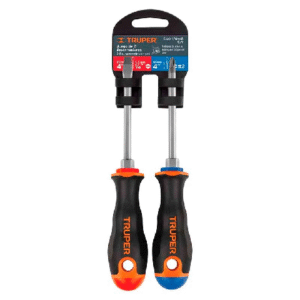 JUEGO 2 DESTORNILLADORES TRUPER 1/4 B