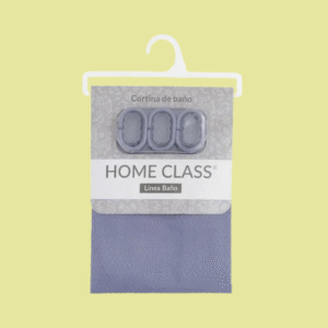 Cortina de baño Jacquard Home Class Azul