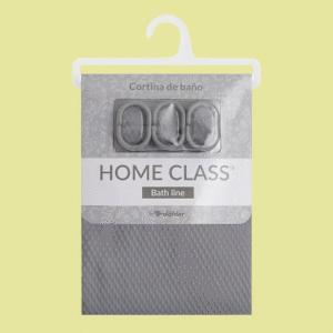 Cortina de baño Jacquard Home Class Gris