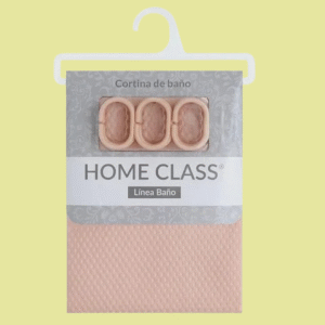 Cortina de baño Jacquard Home Class Coral
