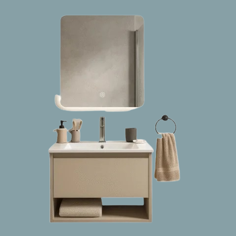 Mueble con espejo 60,5 x 48 x 57,5