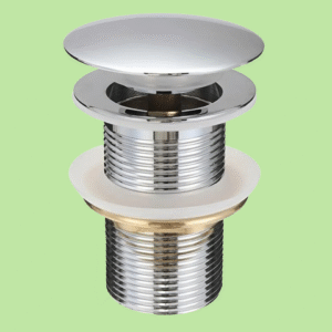 VALVULA LAVATORIO CLICK PLUS SIN DESVORDE 1 1/4" ACERO INOX