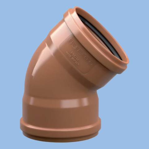 Codo 45° HH 160mm REDI